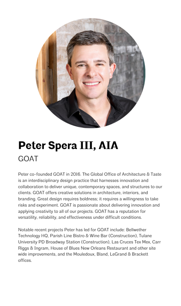 Peter Spera III, AIA