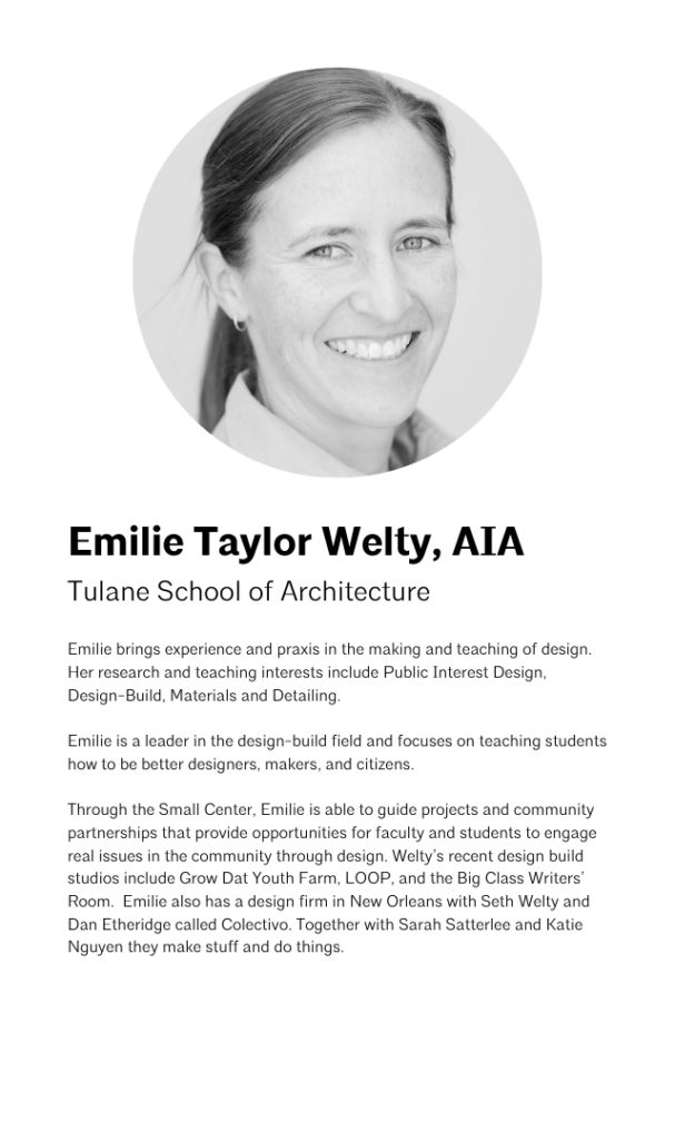 Emilie Taylor Welty, AIA